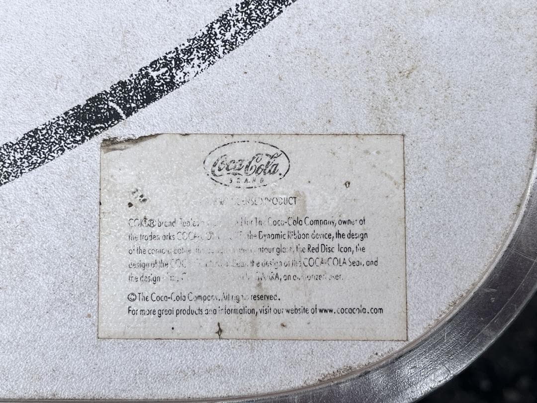 希少！ 【コカ・コーラ】 アウトドア？折畳式テーブル 高さ約３２㎝