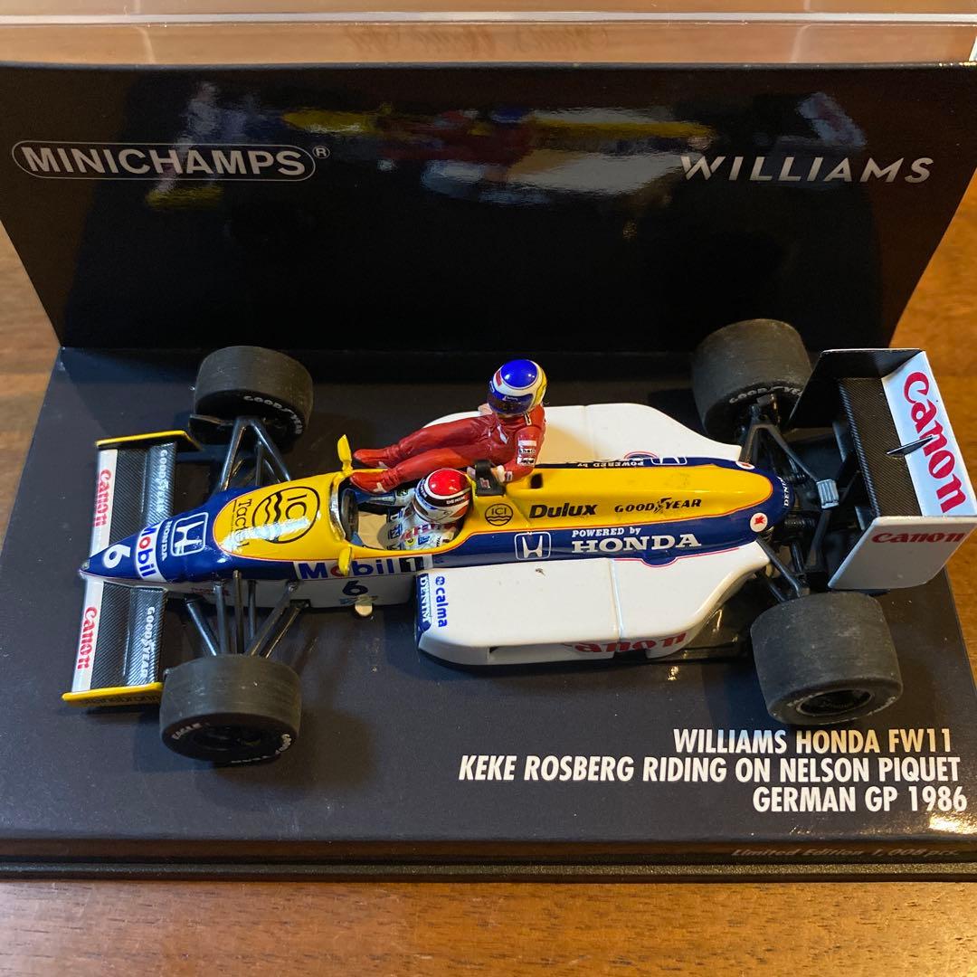 ケケ・ロズベルグ ライドオン ネルソン・ピケ ウィリアムズ ホンダ FW11