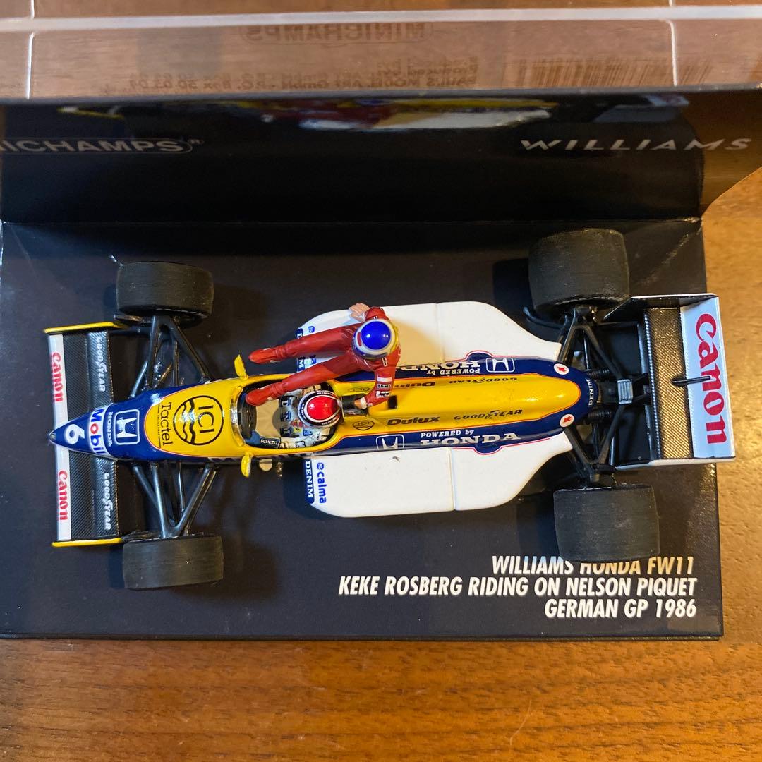 ケケ・ロズベルグ ライドオン ネルソン・ピケ ウィリアムズ ホンダ FW11