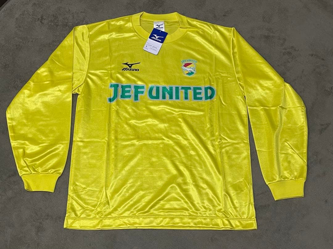 【新品未使用　タグ付】JEF UNITED イエロー Tシャツ Mサイズ【長袖】