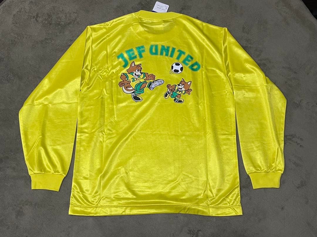 【新品未使用　タグ付】JEF UNITED イエロー Tシャツ Mサイズ【長袖】