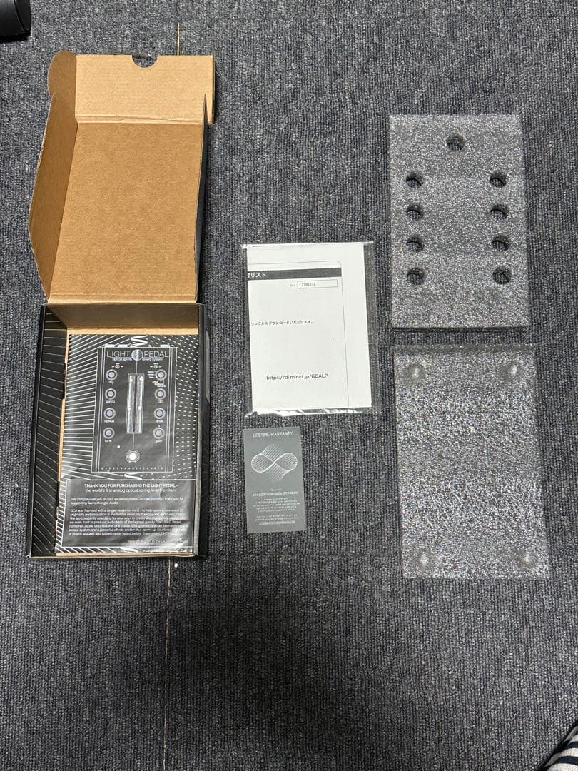 Gamechanger Audio LIGHT PEDAL光学スプリングリバーブ