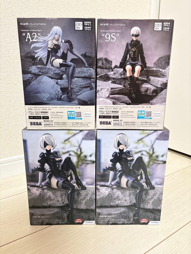 ぬーどるストッパーフィギュア　NieR:Automata 2B 9S A2