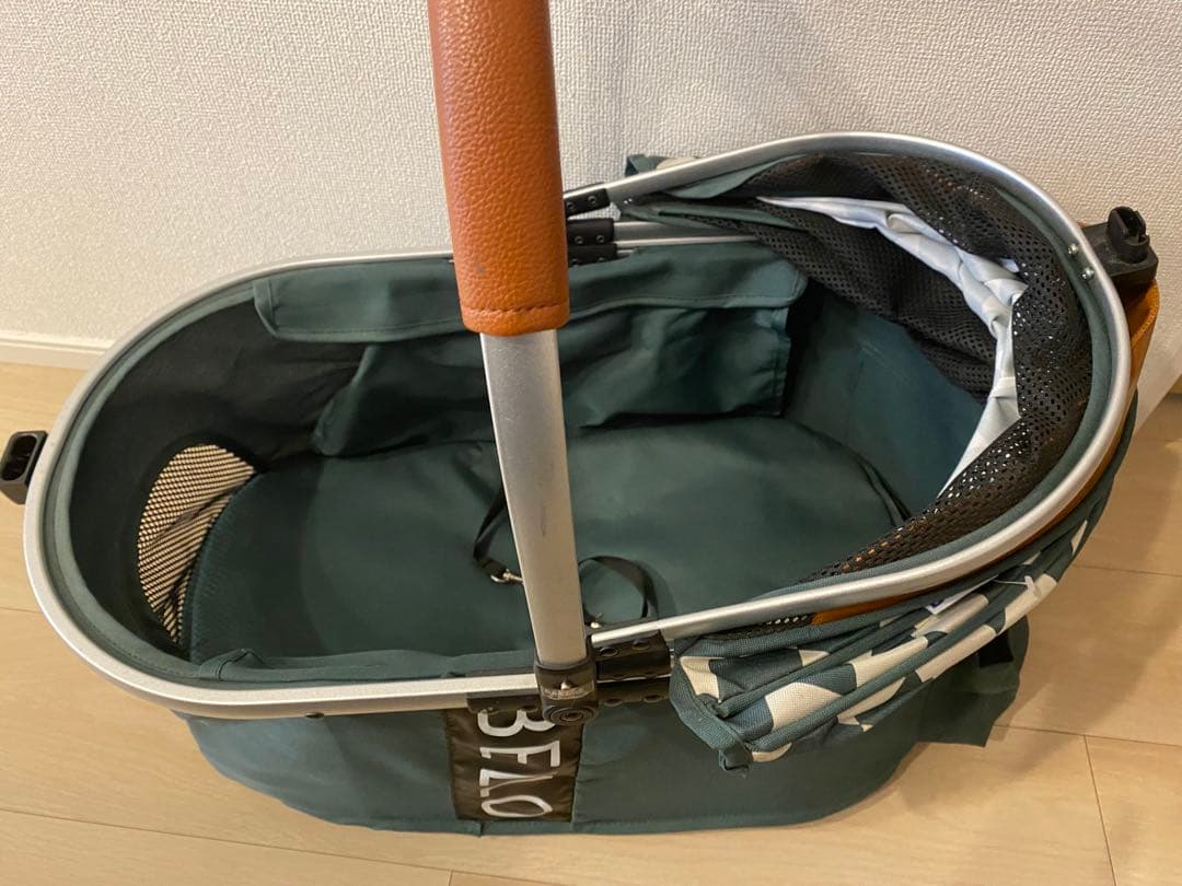 Bello ベッロ ペットカート グリーン 2way ワンタッチ