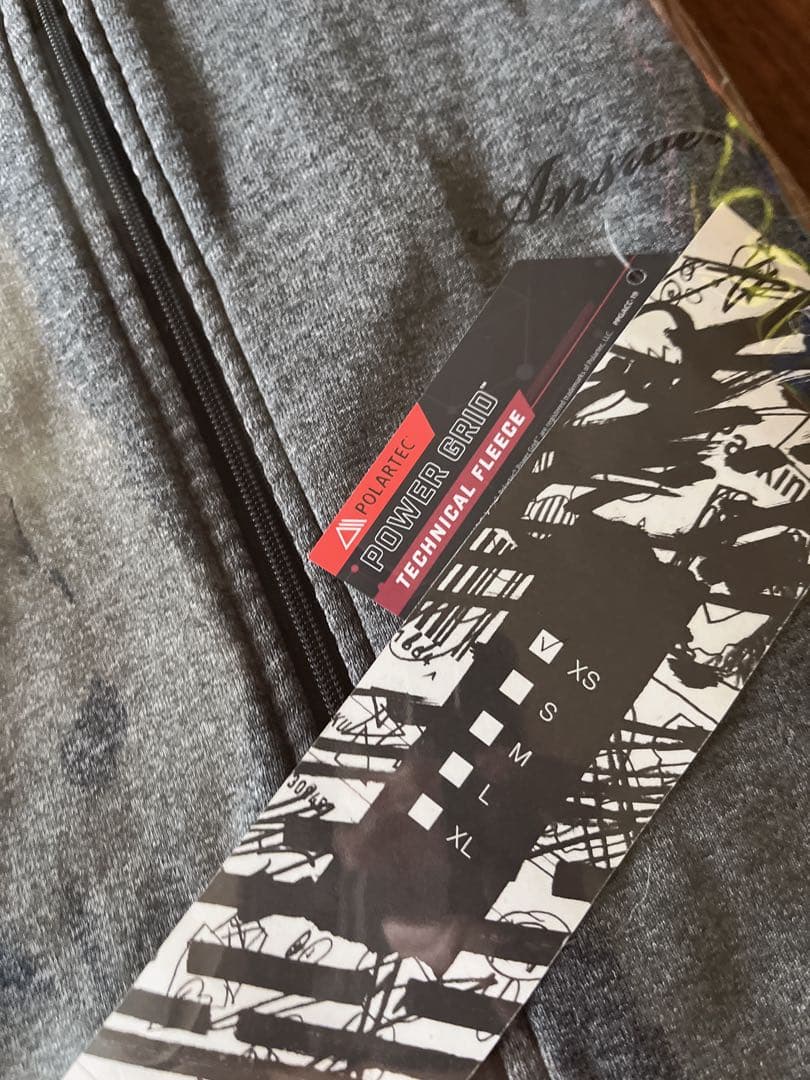 新品 ANSWER4 アンサー4 パワーグリッド フルジップフーディ