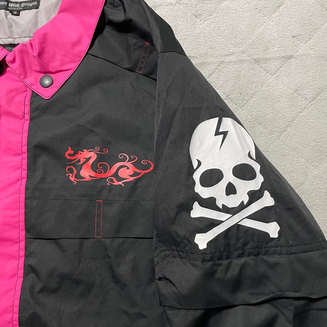 ●ダンスウィズドラゴン●レインウェア ナイロンジャケット ナイロンパンツ ゴルフ