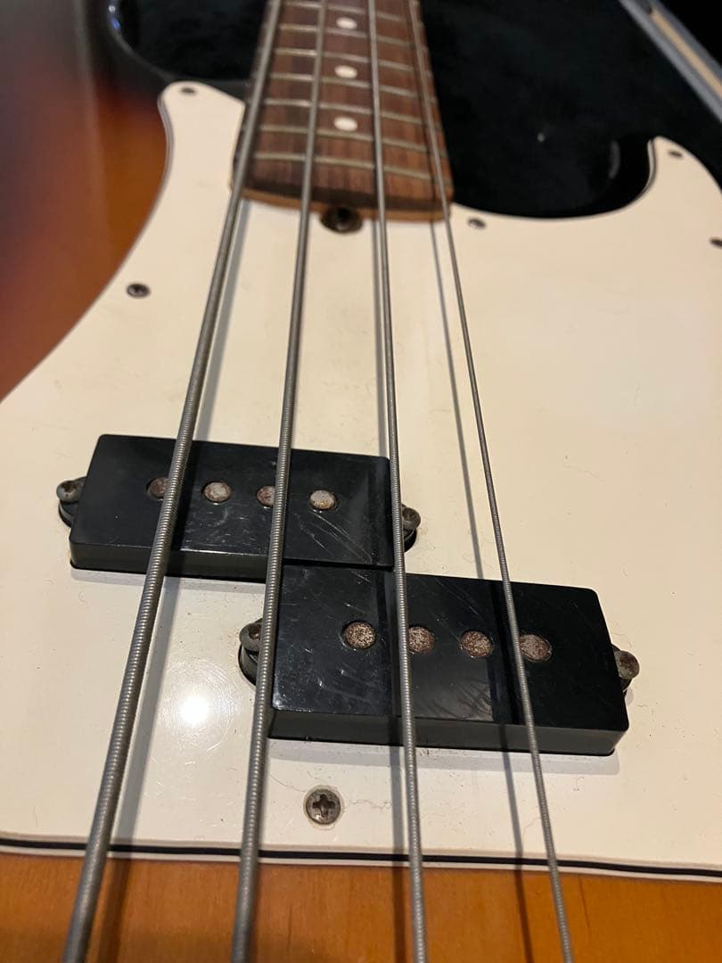 【ジャンク品 フェンダー Fender】90's製プレシジョンベースサンバースト