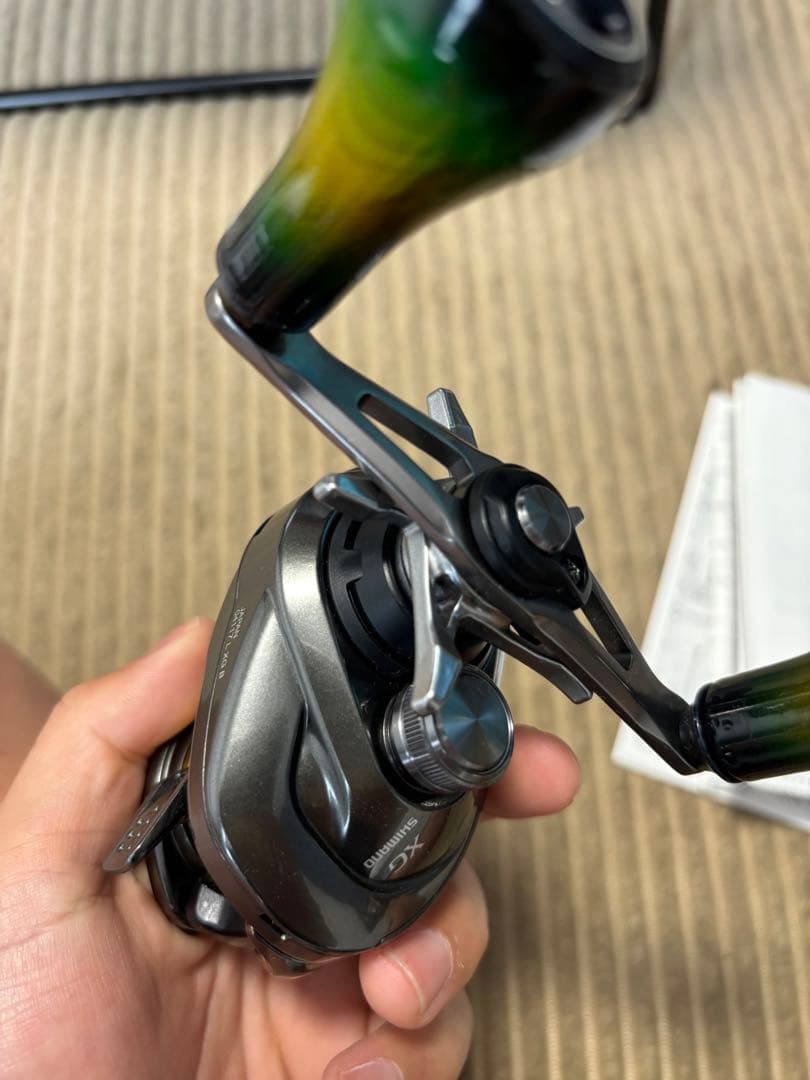 SHIMANO メタニウム　カスタム　KTFスプール　バリアルウッドノブ　DCX