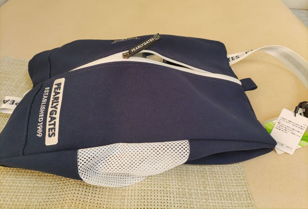 【新品】パーリーゲイツ　シューズケース　靴袋　シューズバッグ　スパイク入れ