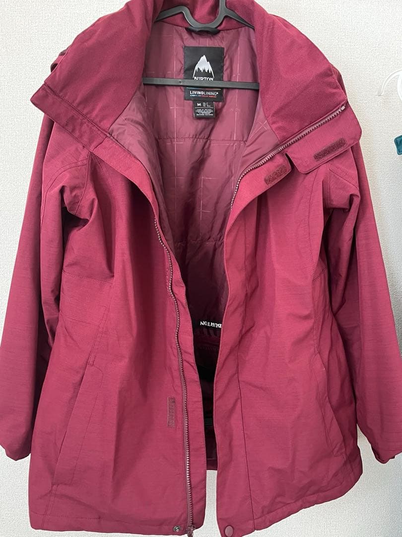 BURTON LIVINGLINING ジャケット M バーガンディ