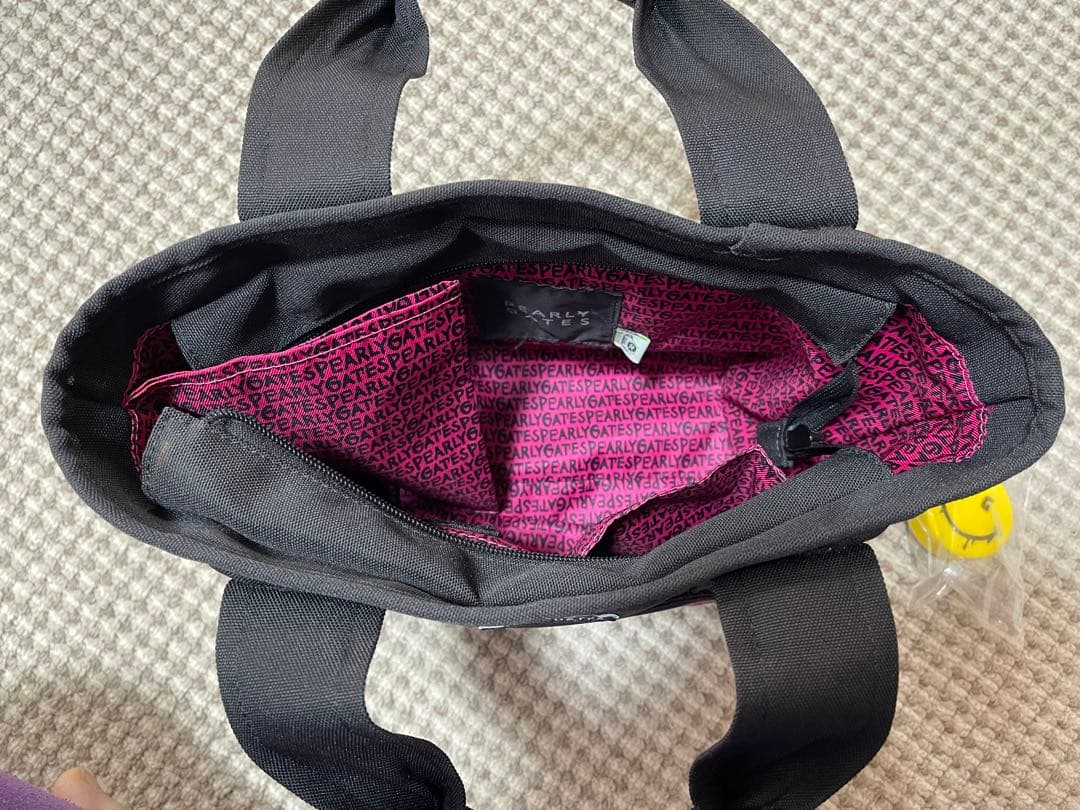 PEARLY GATES トートバッグ ブラック