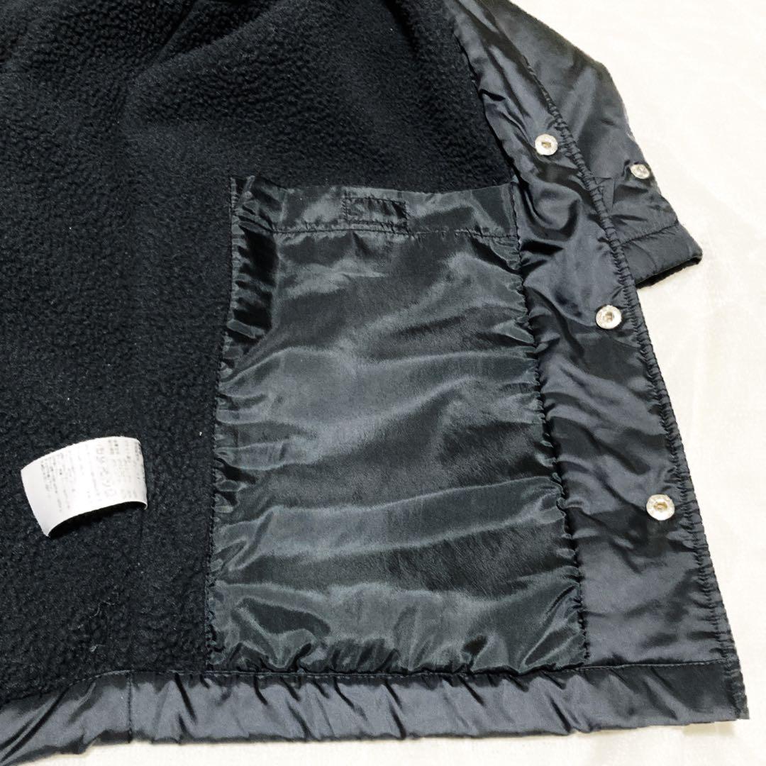 激レア アディダス HYKE コラボ ベンチコート M 常田 大希 ボア 黒