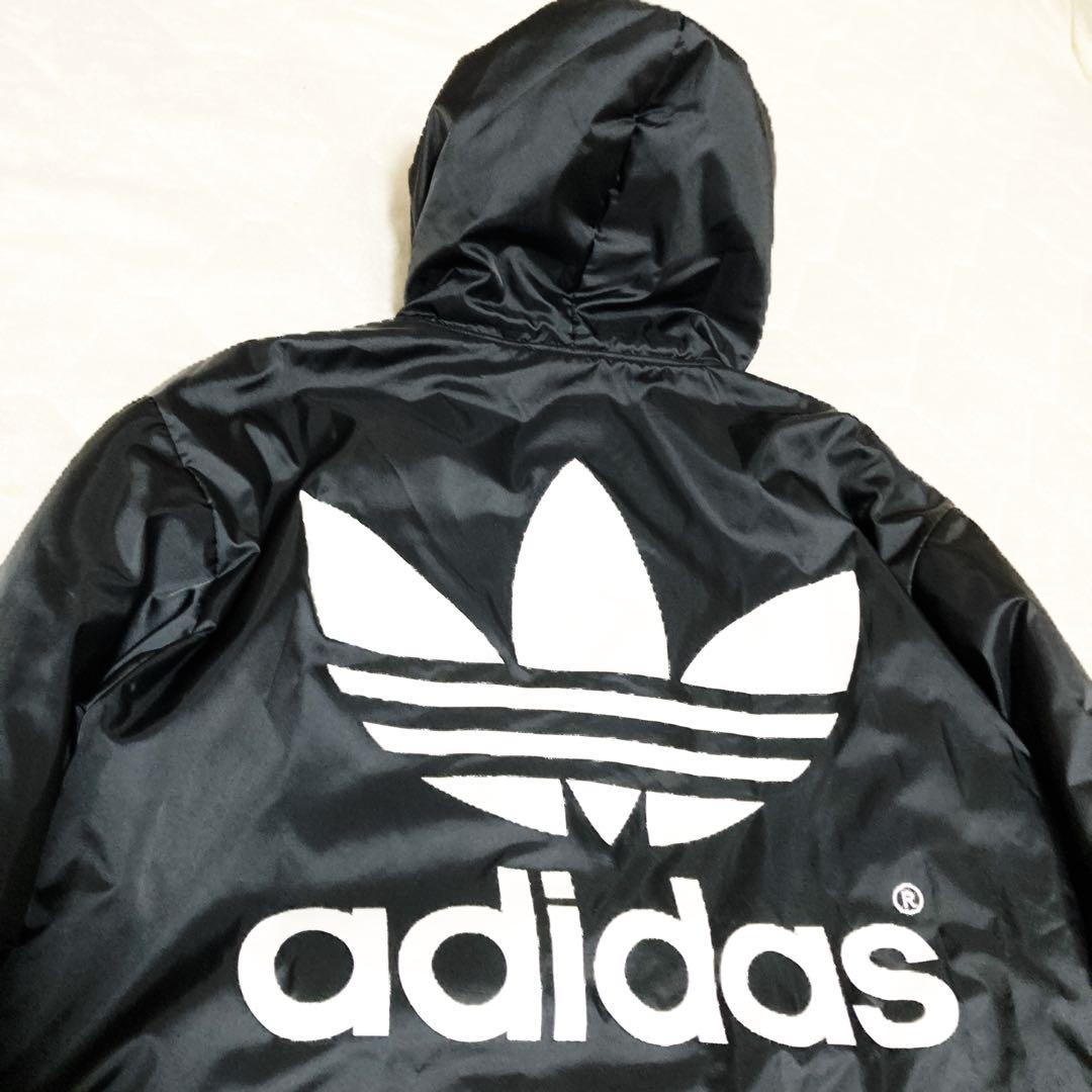 激レア アディダス HYKE コラボ ベンチコート M 常田 大希 ボア 黒