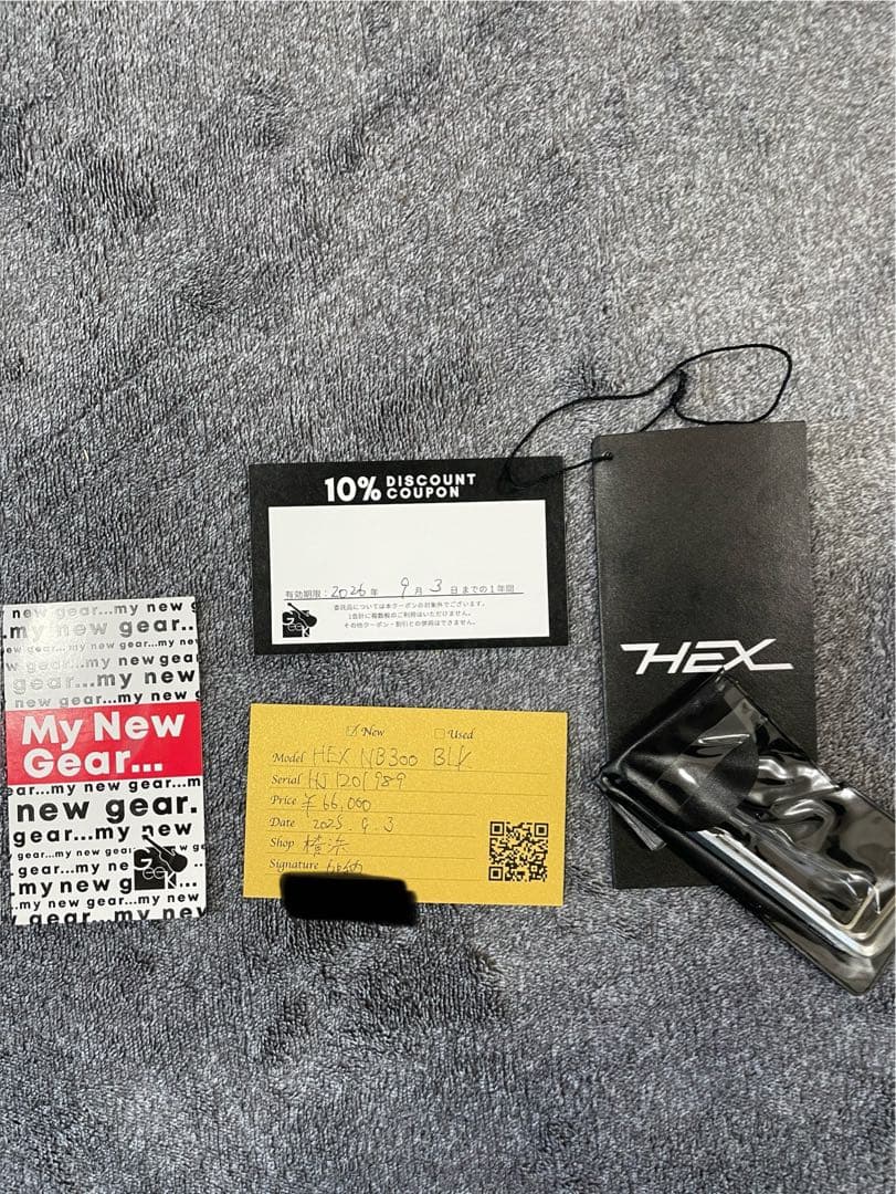 ベース HEX Guitars / NB300 Black