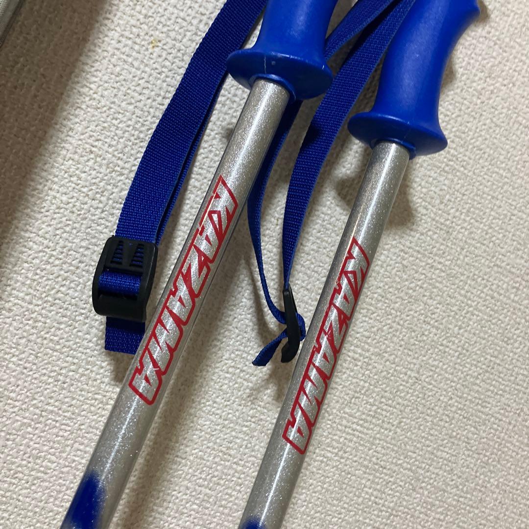 スキー板、ポール、ビンディング 3点セット KASTLE KAZAMA 150