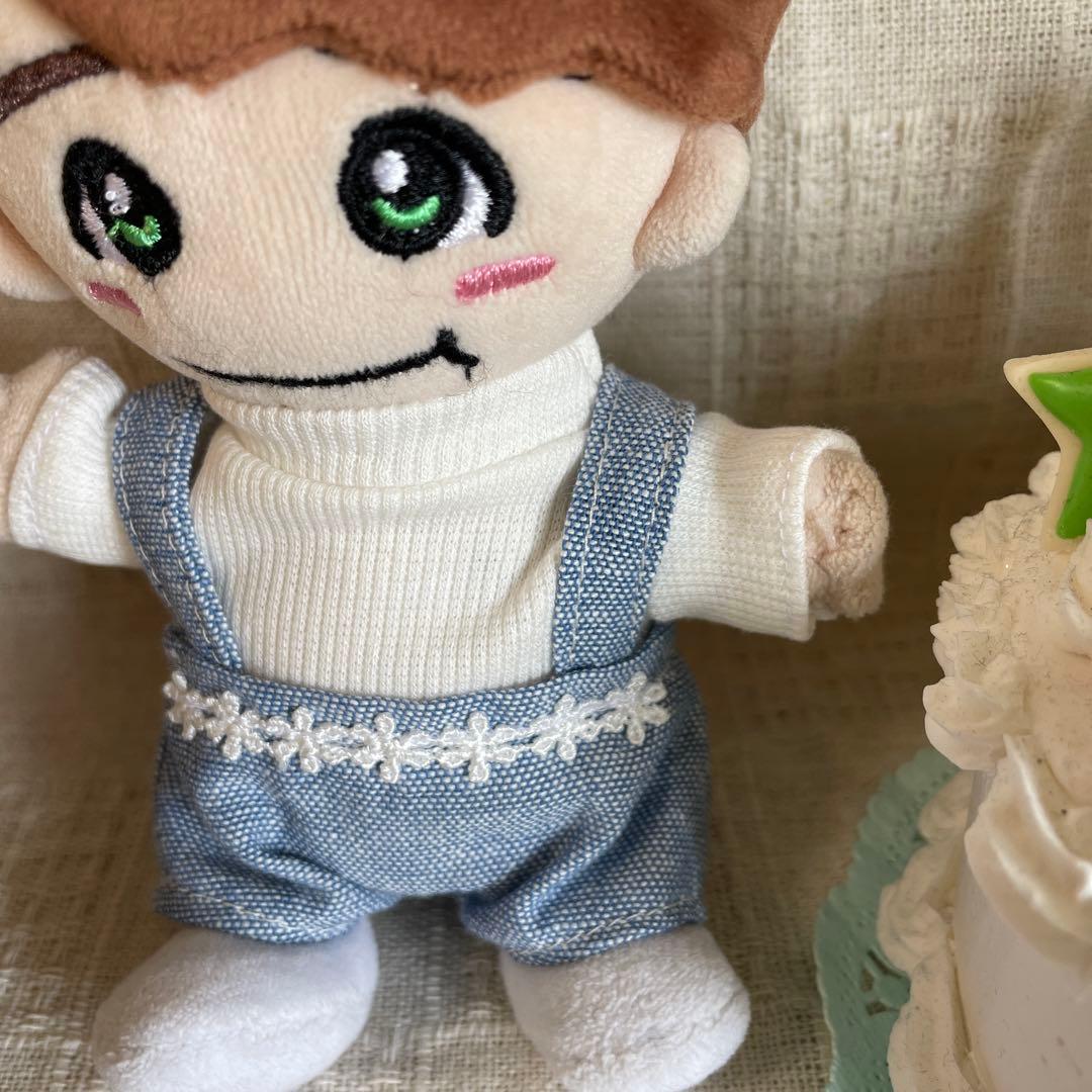 ちびぬいちゃんのタートル＆レース吊りズボン  1529