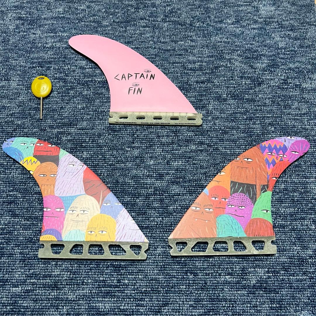 サーフィン・ボディボード CAPTAIN FIN Evan Russell HF 3-Fin Set