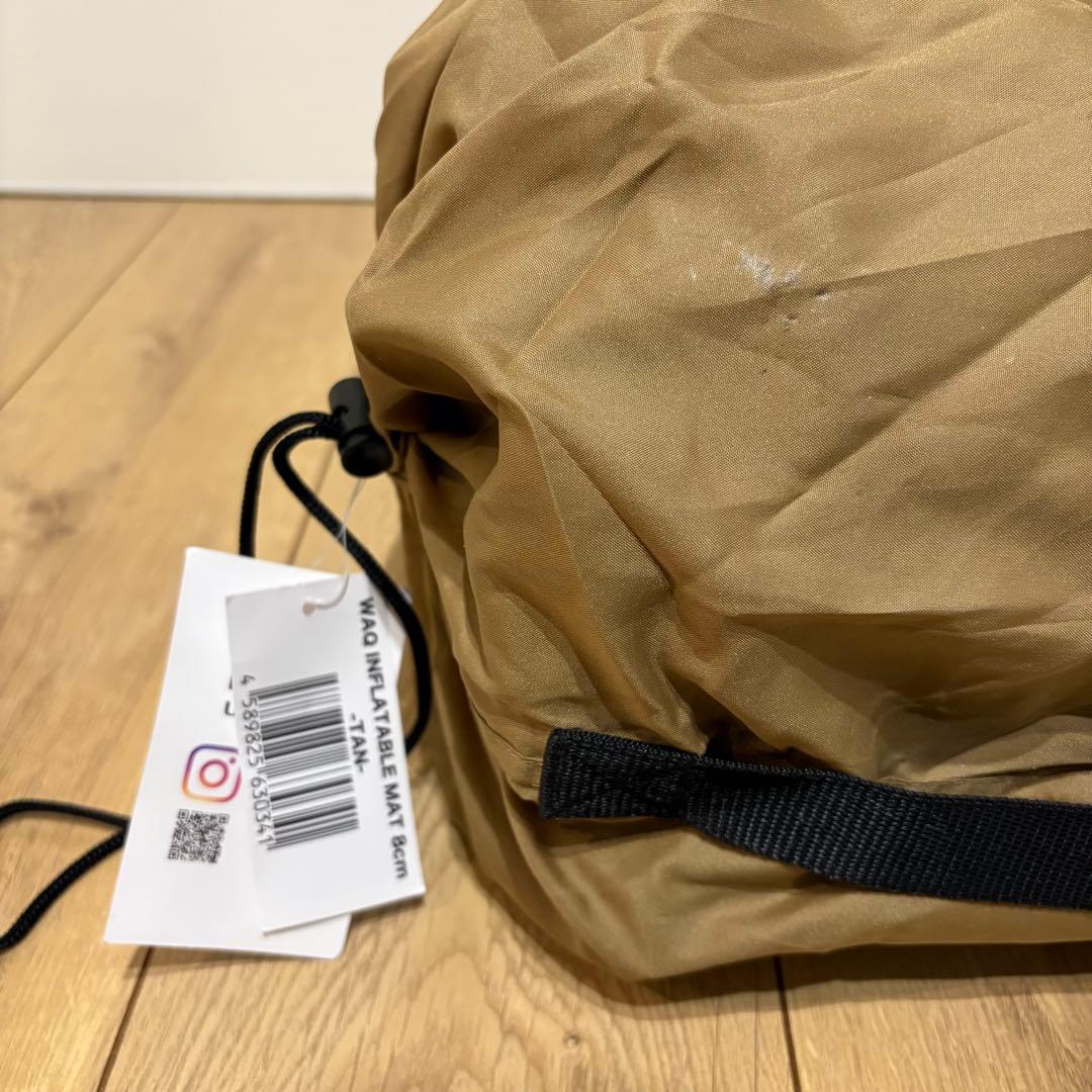 WAQ マット 8cm 厚手 2枚セット インフレータブル キャンプ 車中泊用