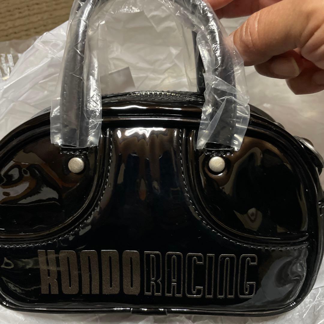 新品未使用　近藤真彦KONDORACING マイクロショルダーバッグ（ブラック）