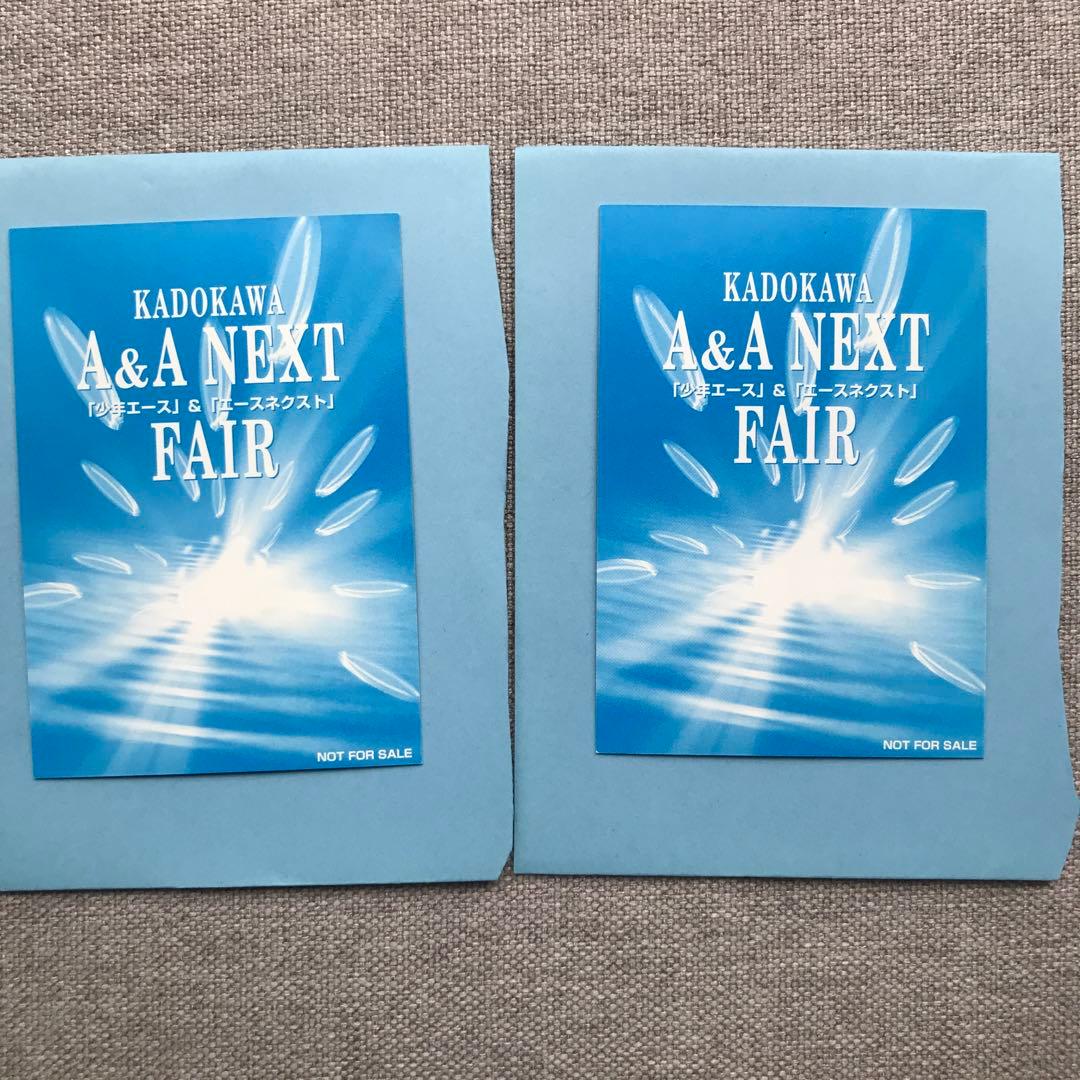 エヴァンゲリオン　非売品　少年エース＆エースネクスト綾波レイ　カード2枚セット