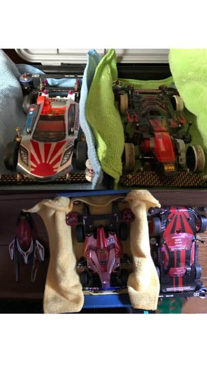 ミニ四駆 引退、レア新品パーツ多数