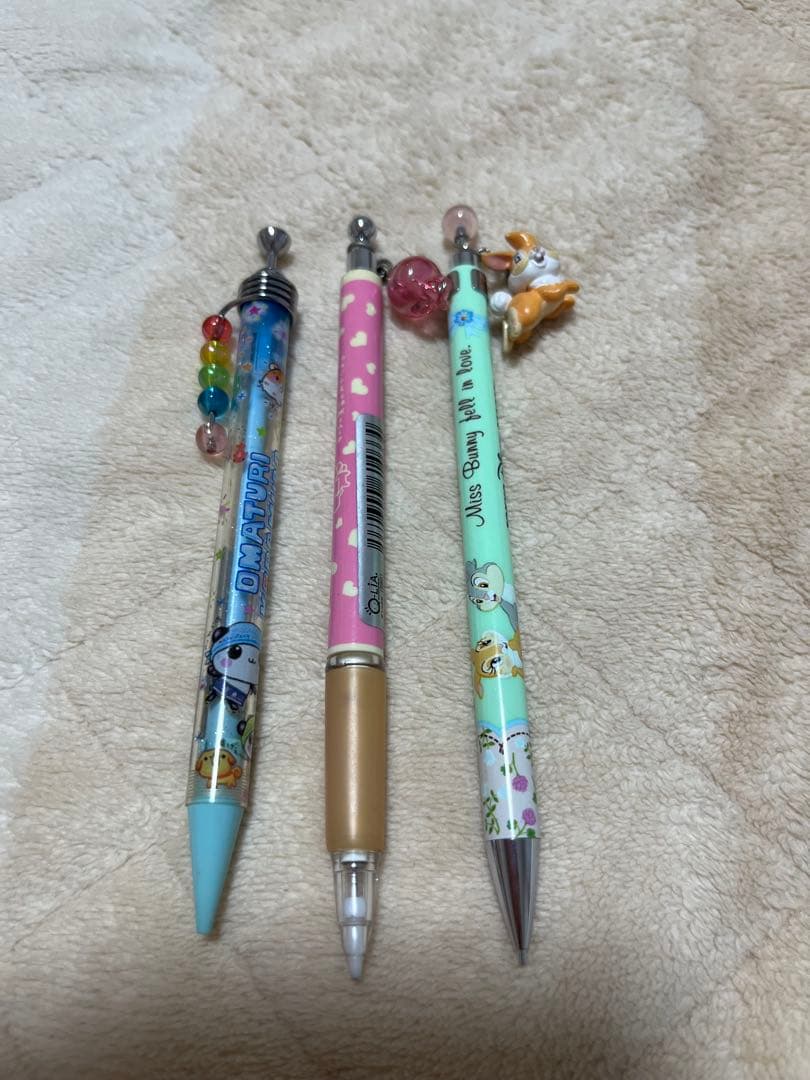 【稀少】平成レトロ★シャーペン★3本セット★うるおいちゃん★こぱむだ★ミスバニー