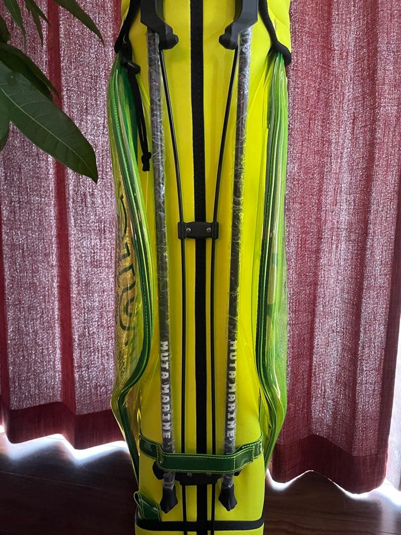 ムータマリン　キャディバッグ ネオンイエロー