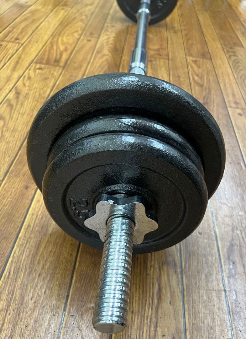 25kg 組み立て式バーベルセット　最強のパンチ力を身につけることができます！！