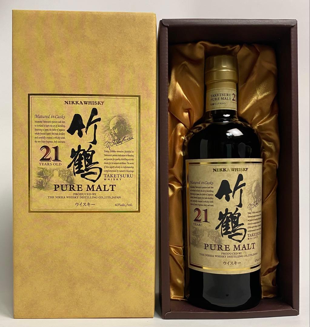 ニッカウヰスキー 竹鶴21年 ピュアモルト700ml