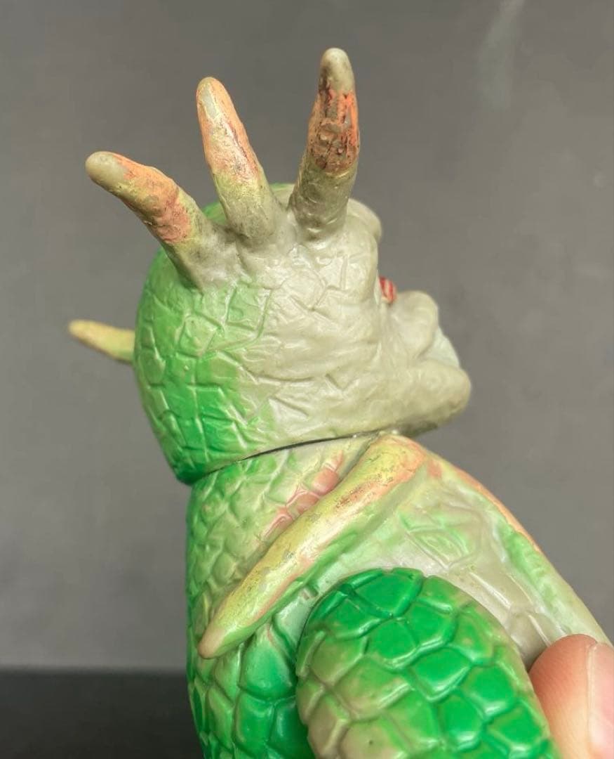 ミラーマン登場　宇宙怪獣　キングザイガー　ソフビ　公開当時品