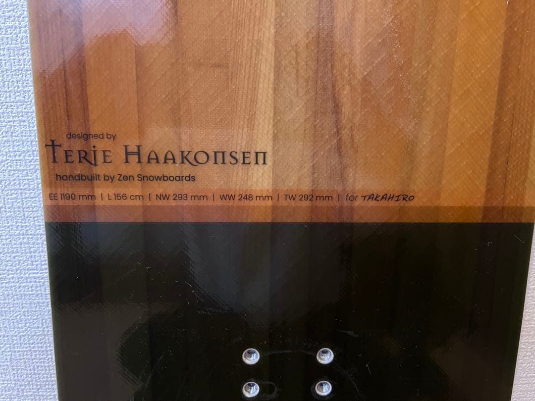 Zen boards ゼン TerjeHaakonsen テリエ 156