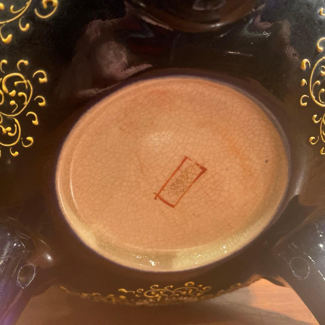 薩摩焼 三つ脚香炉 金襴手 古美術 骨董品 コレクション オブジェ