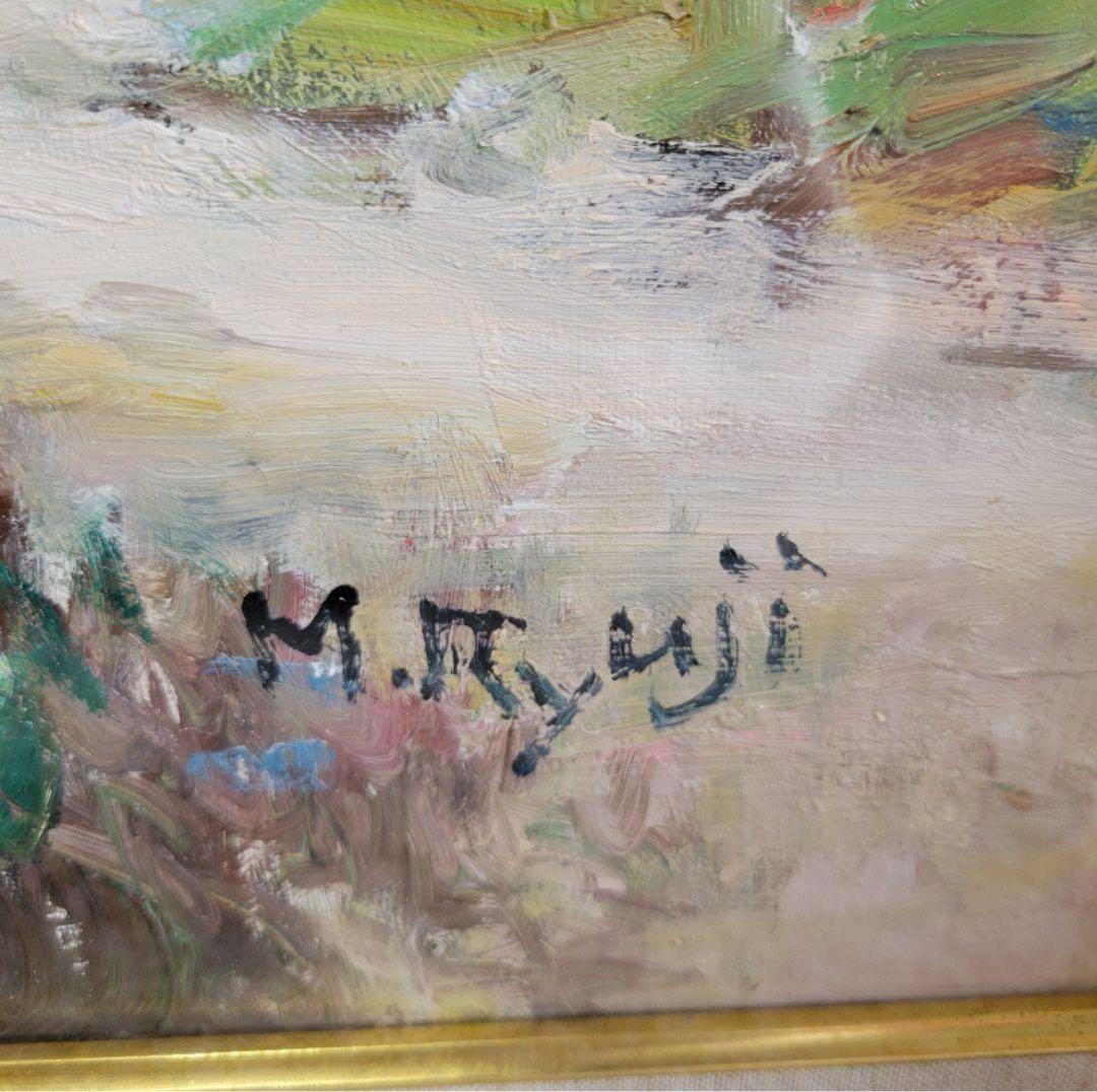 風景画　M.Ryuji　F30号　絵のみ