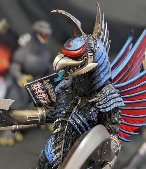 FWゴジラ・ガイガン・モンスターX（バンダイ）タグ付ソフビフィギュア３体セット