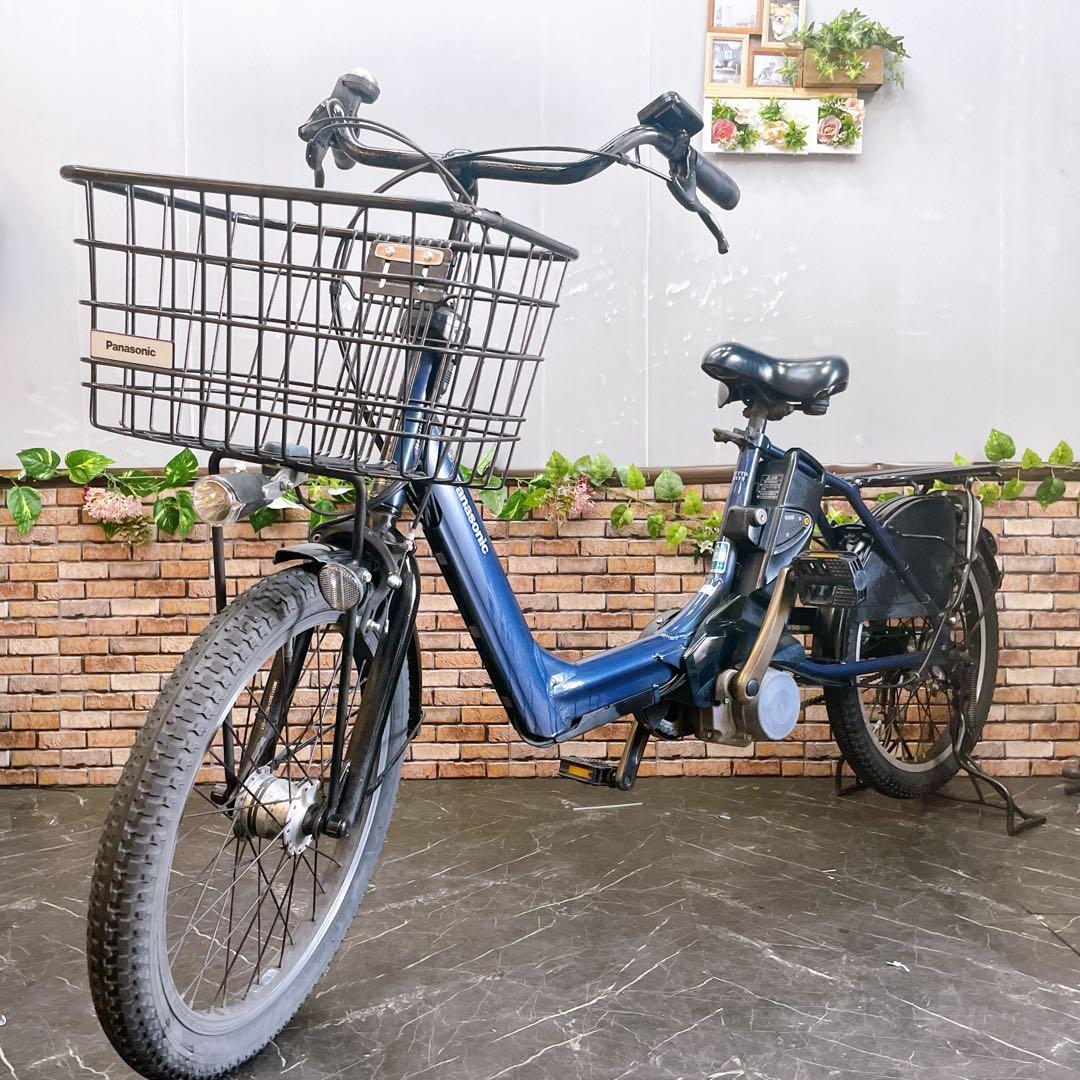 【39】電動自転車 Panasonic Gyutto ANNYS ブルー 紺色