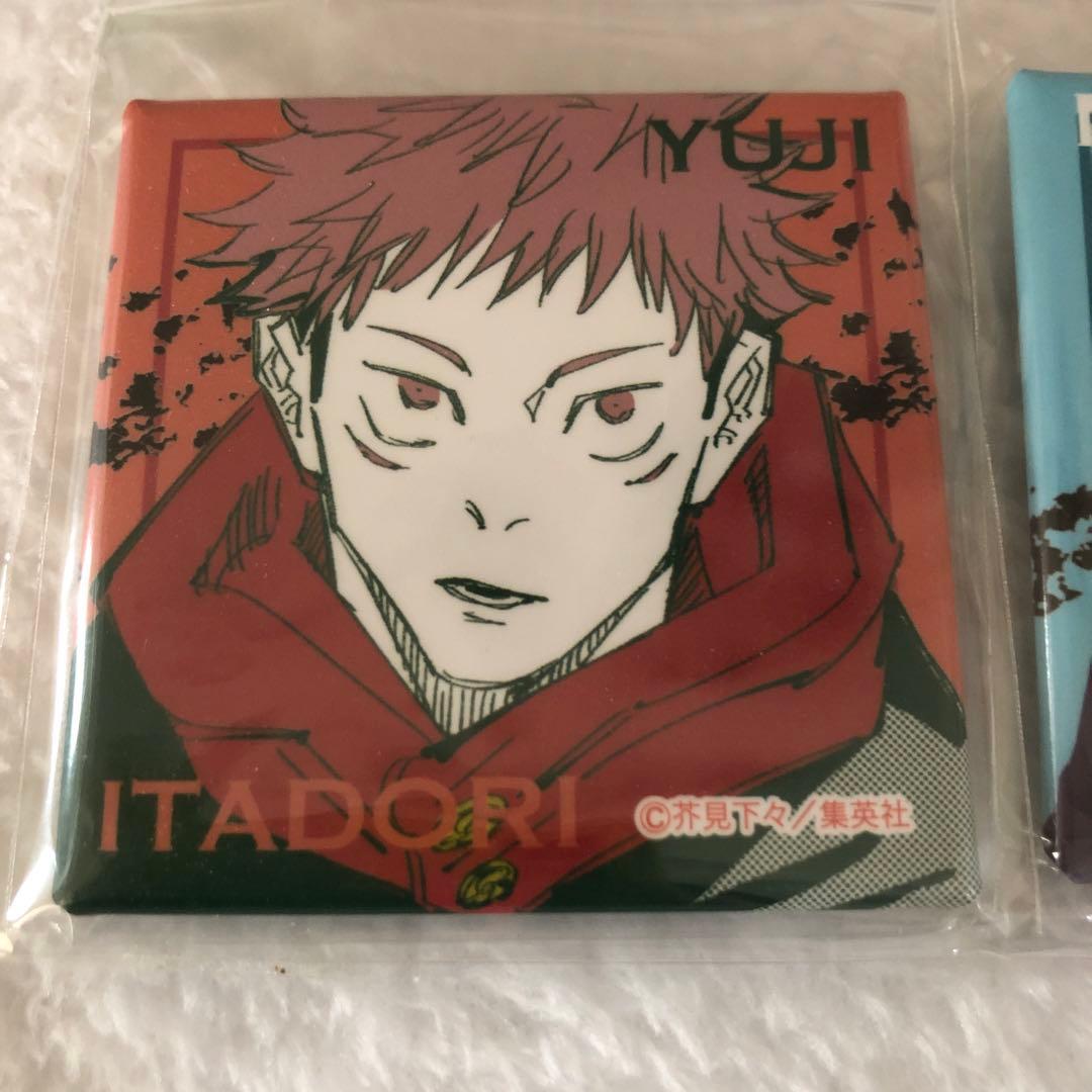 呪術廻戦 グッズまとめ売り ジャンプショップ スクエア缶バッジ 原作絵 など