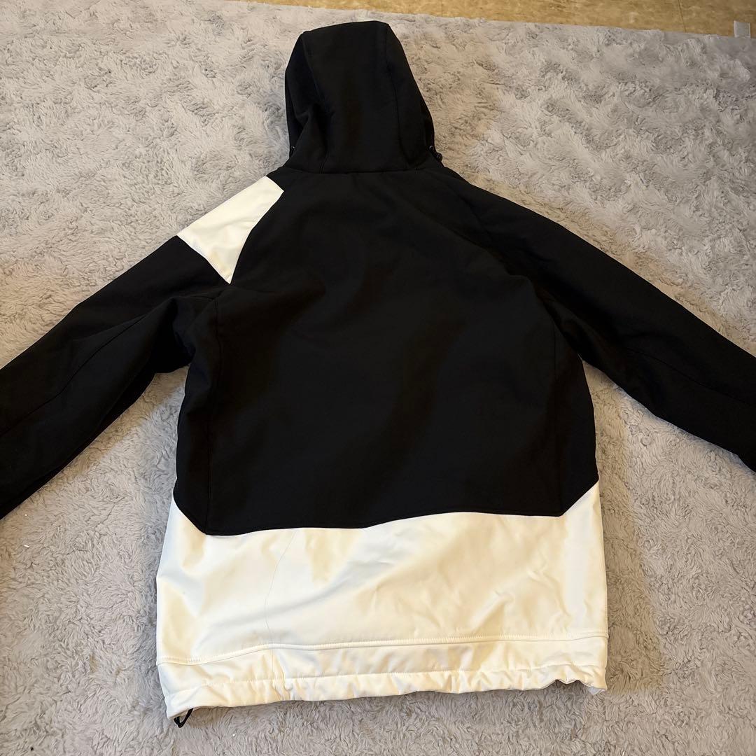 スノーボードウェア　セットアップ　上下　ブラック/ホワイト　男女兼用