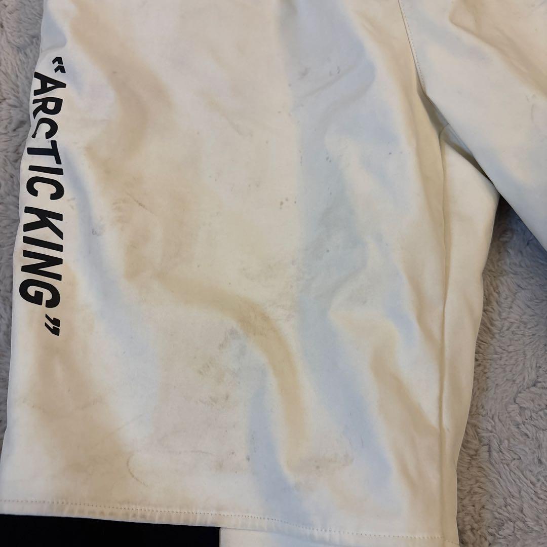 スノーボードウェア　セットアップ　上下　ブラック/ホワイト　男女兼用