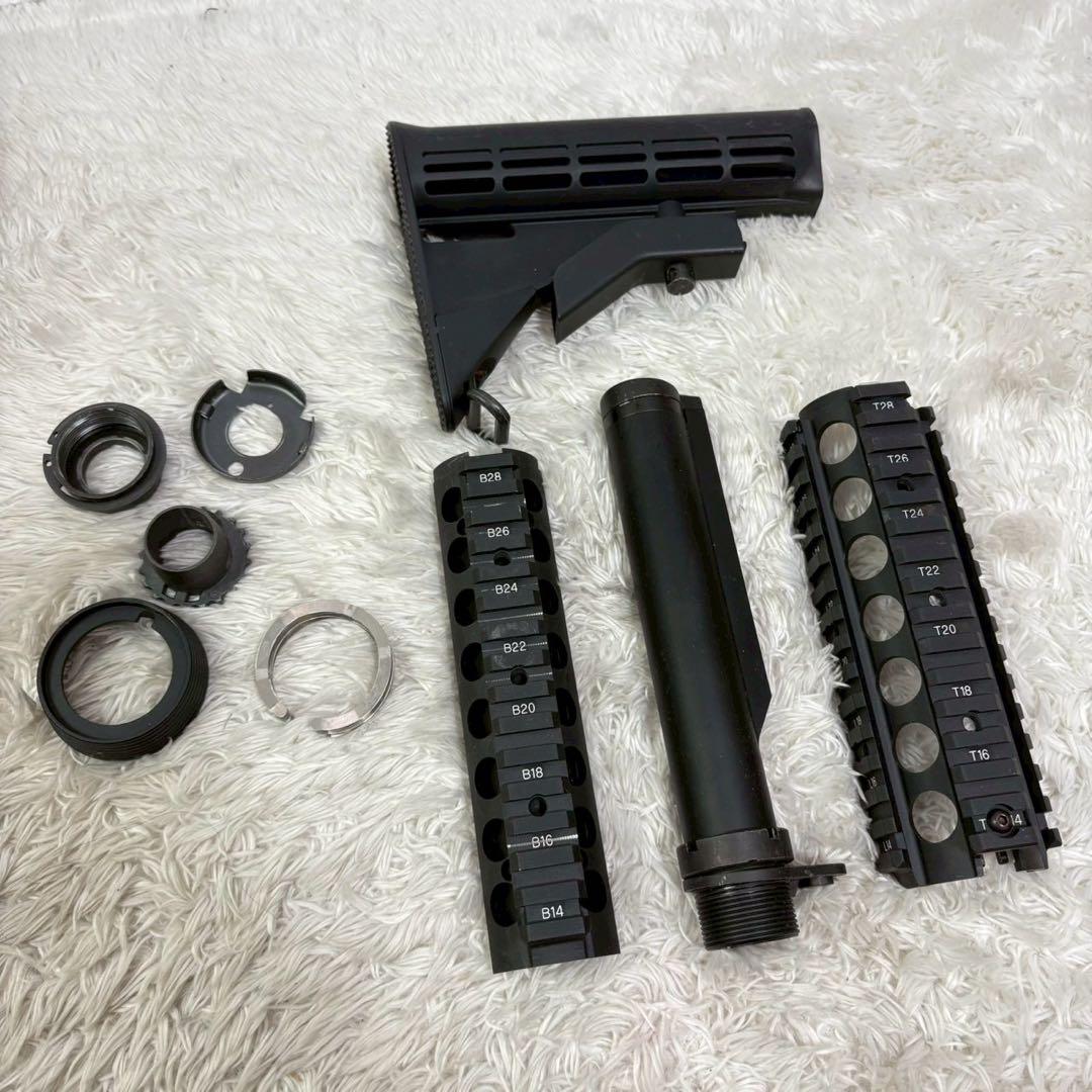 東京マルイ M4用 カスタムパーツ一式 ストック/ハンドガード等 セット