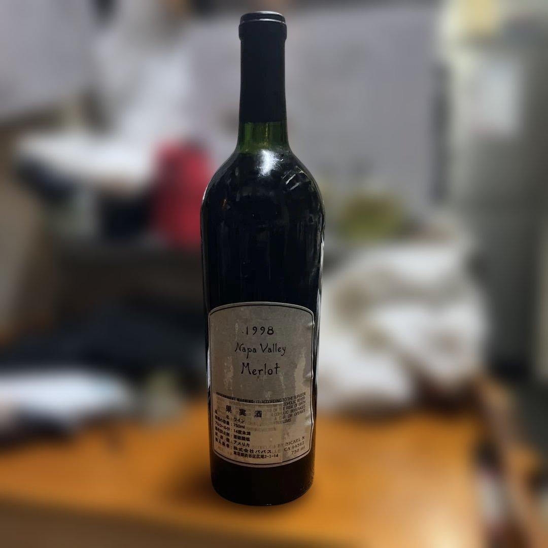 ワイン 1998 Napa Valley Merlot 750ml