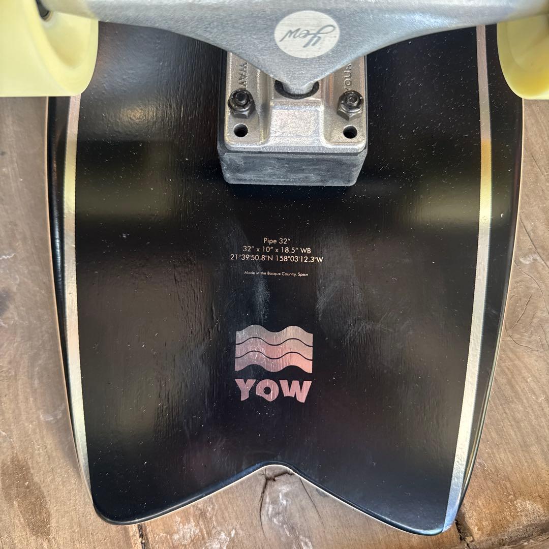 YOW ヤウスケートボード 32インチ コンプリートライトニングボルト