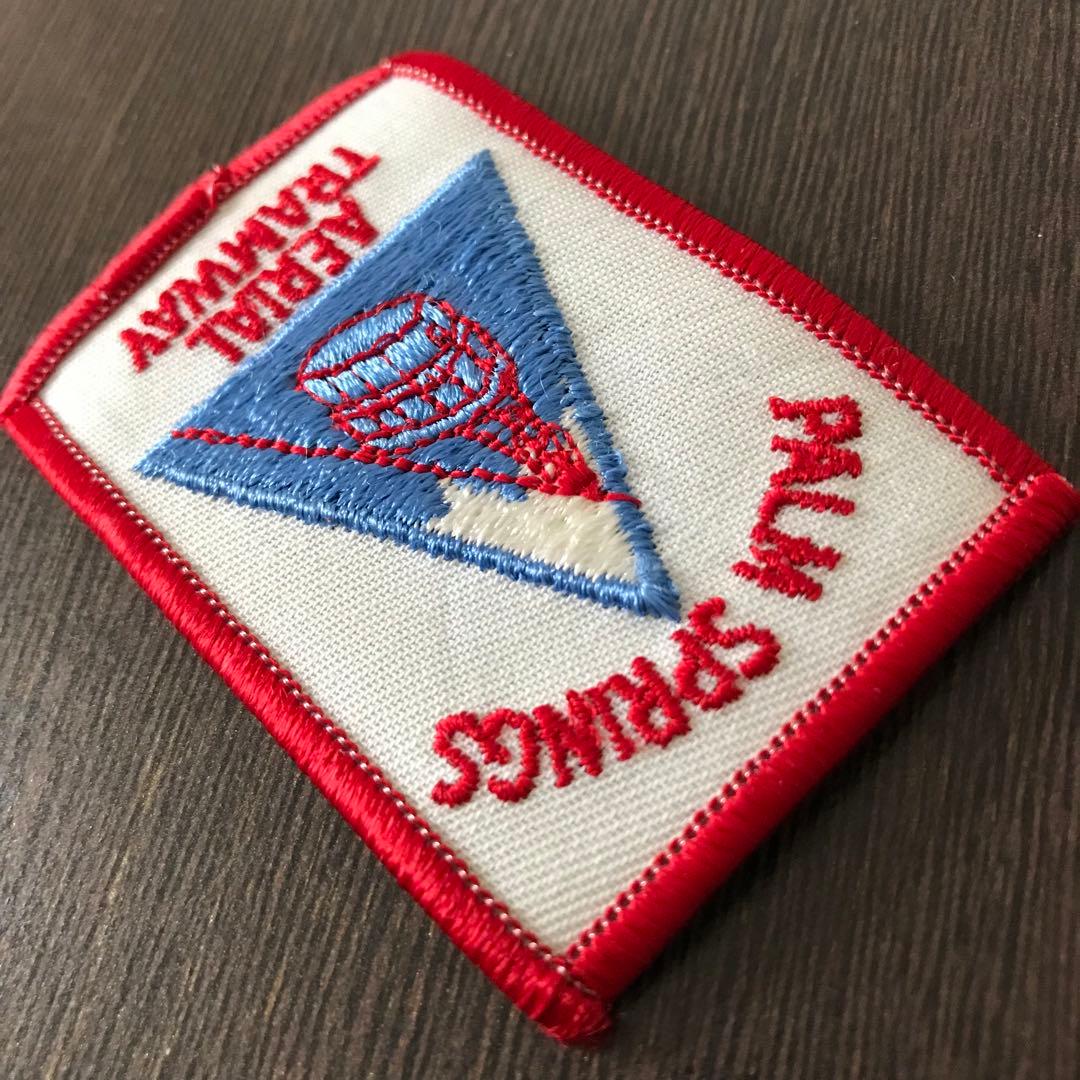 ヴィンテージ 刺繍 ワッペン  パームスプリングス・エリアル・トラムウェイ I