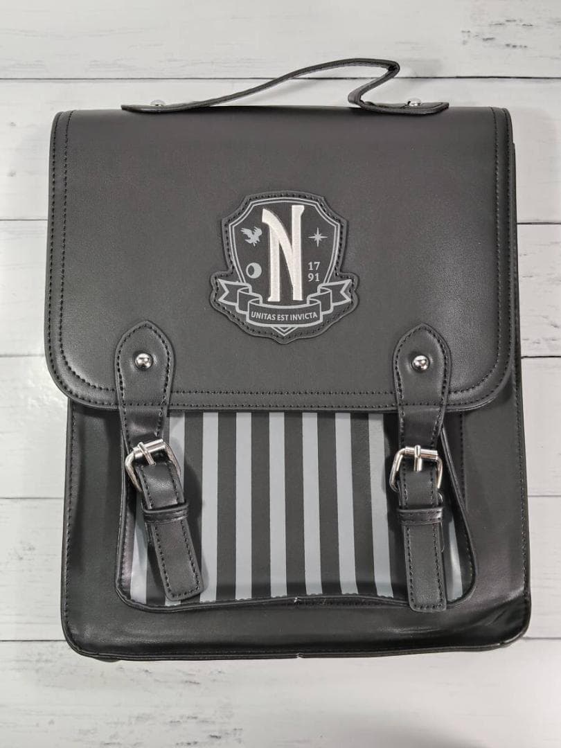 「ネヴァーモア学園　ウェンズデー/アダムス・ファミリー　鞄」jo-db