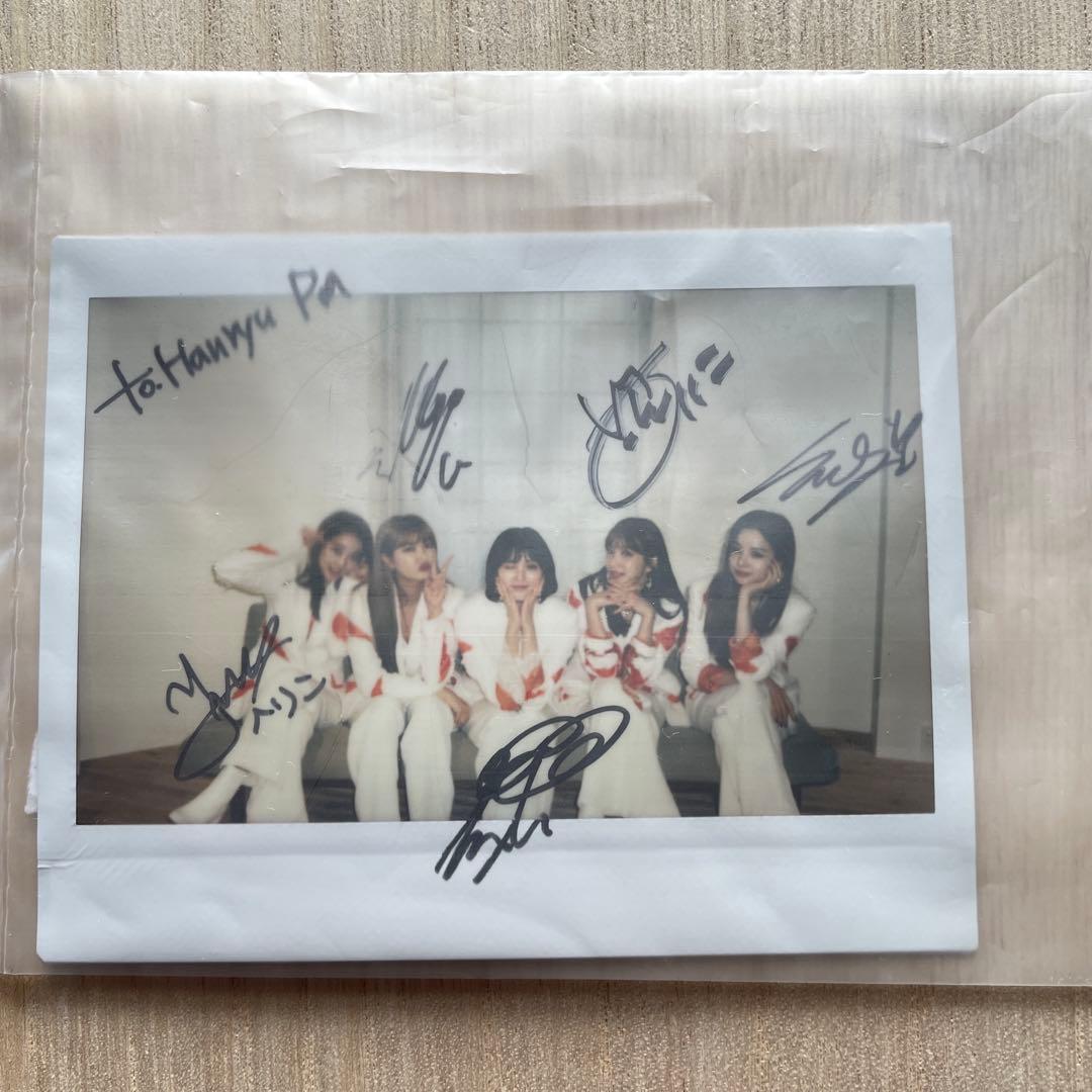 あ*ら様 韓流ぴあ　EXID 直筆サイン入り写真　読者プレゼント　2018 K-