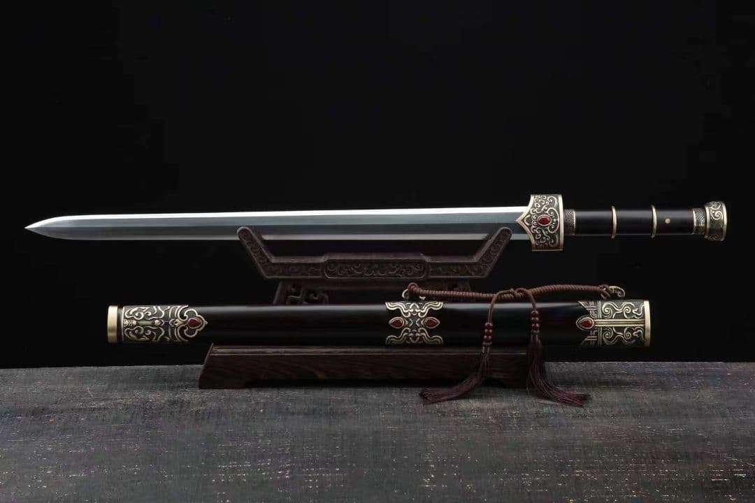 楚王剣（黒檀タイプ）古兵器 武具　刀装具　日本刀　模造刀 居合刀
