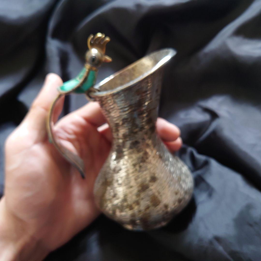 ターコイズ 銀細工 水差し