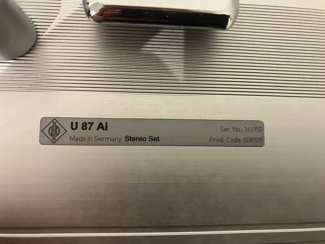 Neumann U87 Ai ステレオペア 美品 ショックマウント付