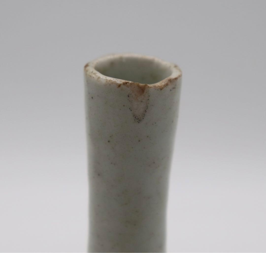 染付長頸瓶　　アンティーク　送料込み0206