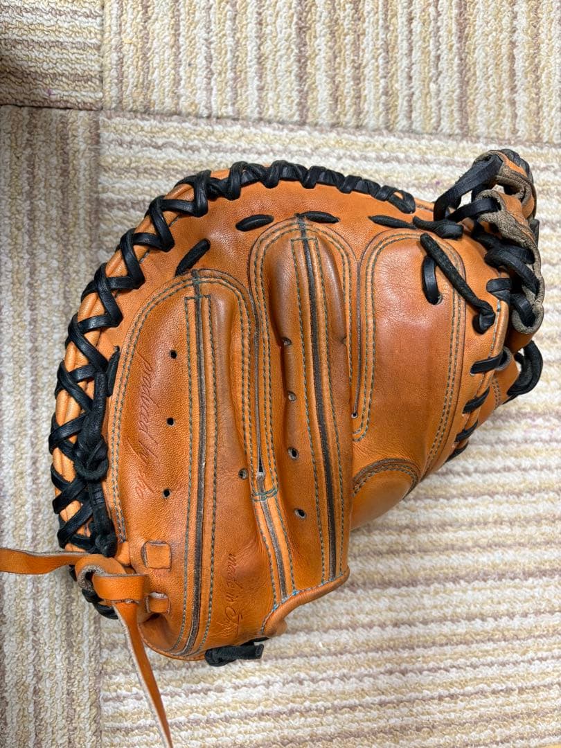 KANAME 軟式グローブ ブラウン 収納袋付き