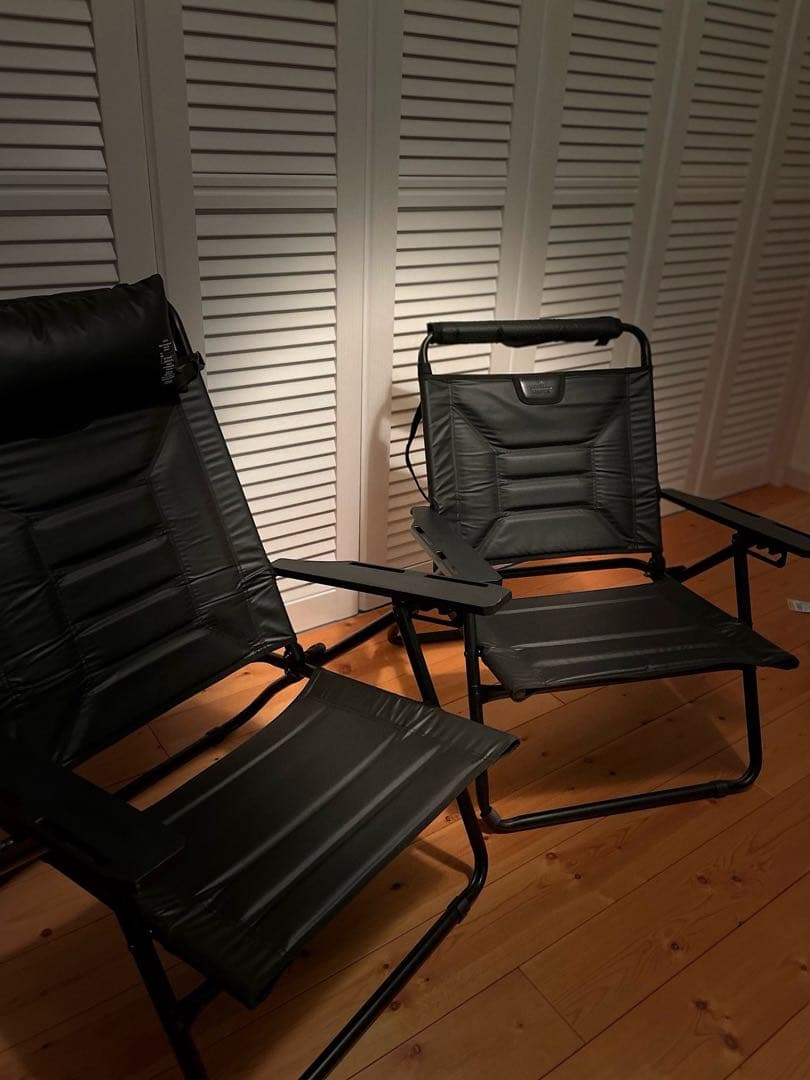 AS20V ハイバック＋スタンダード リクライニングローアウトドアチェア セット